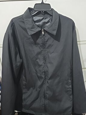 Classic Black Zip-Up Jacket